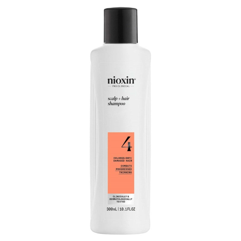 Nioxin shampoo cabello tenido/seco/sin tratar #4