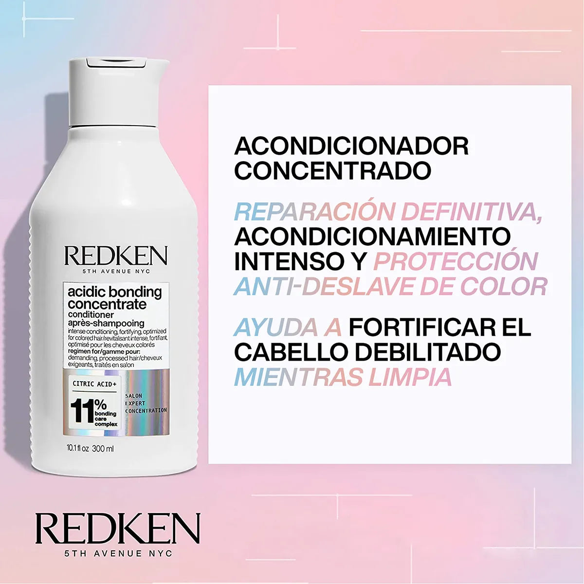 Redken Acondicionador Acidic Bonding Concentrate 300ml