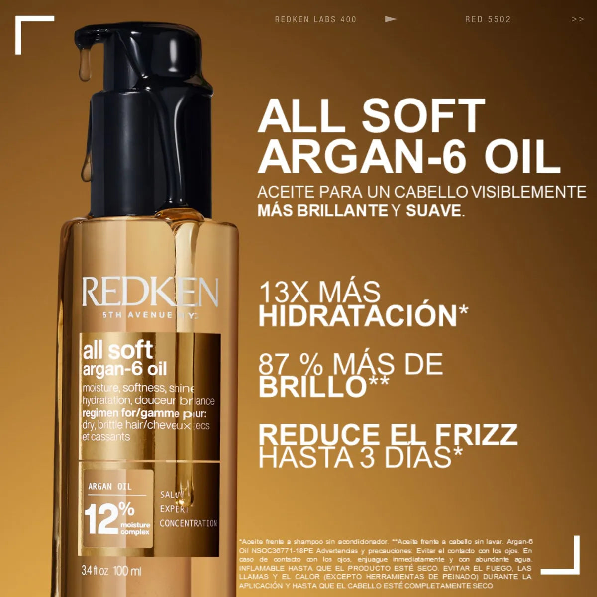 Redken Aceite argan  all soft 100ml