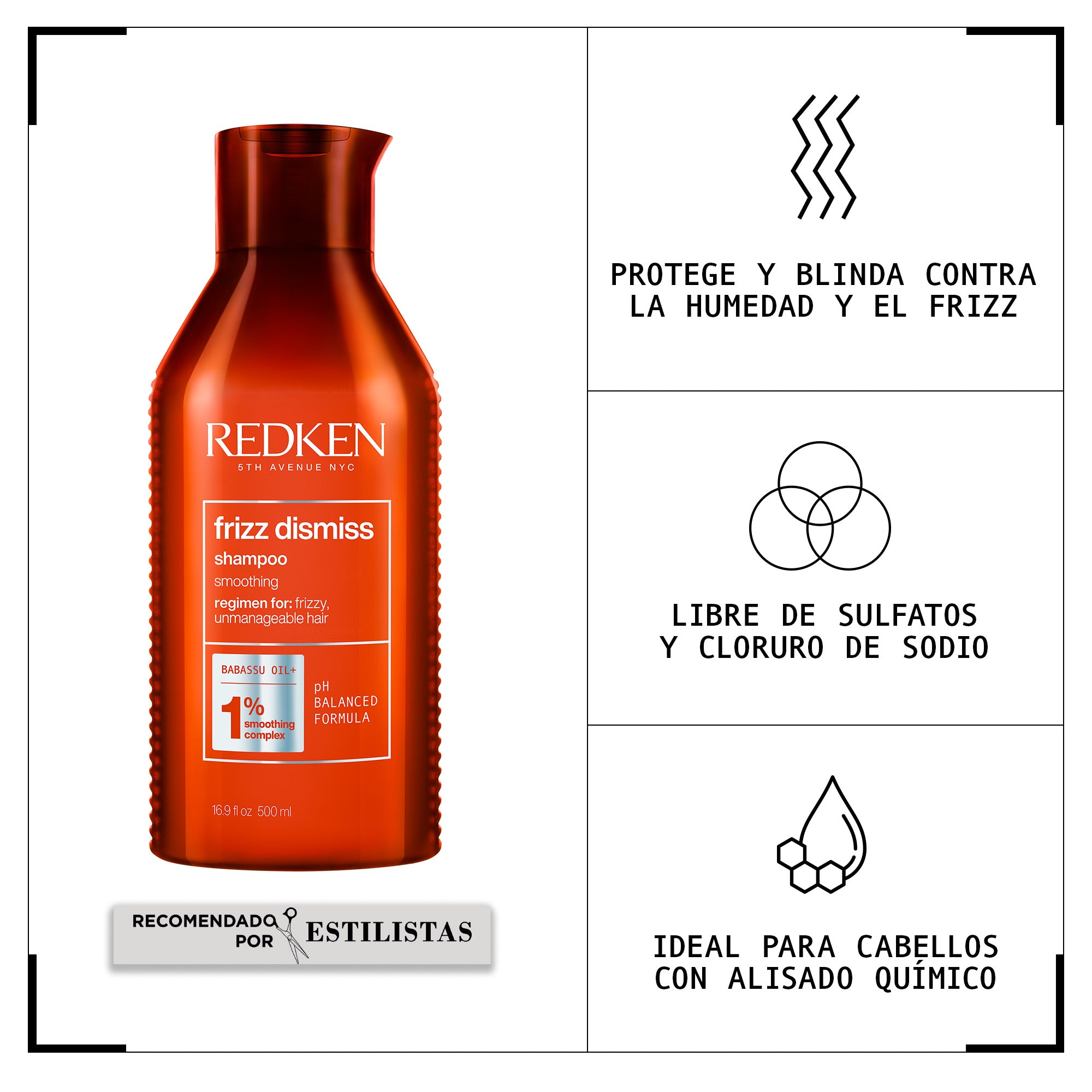 Redken shampoo Frizz Dismiss 300ml