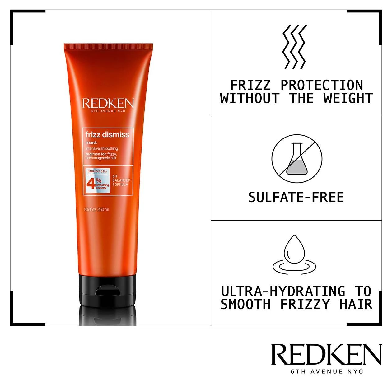 Redken Mascarilla Frizz Dismiss 250ml