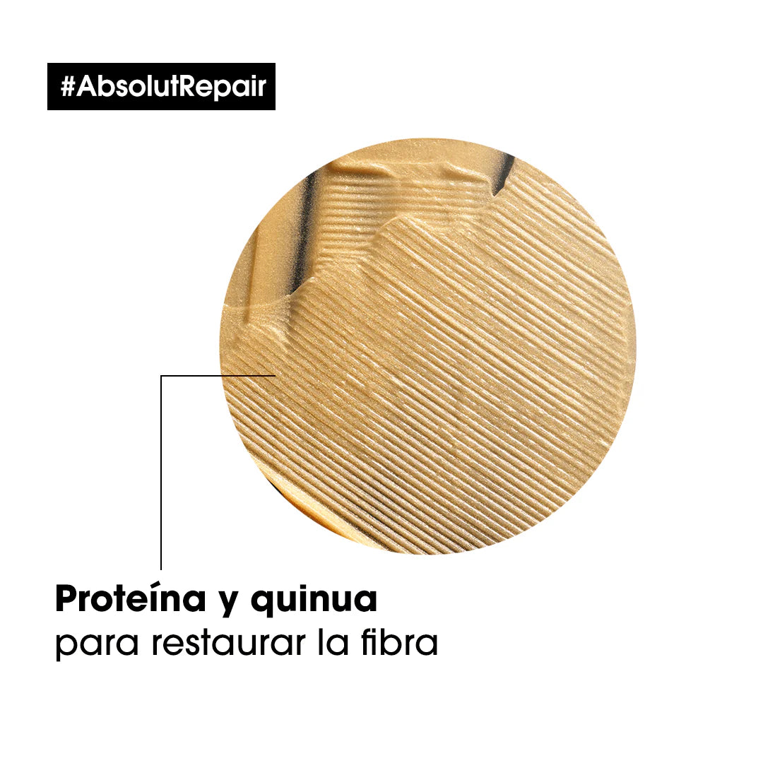Loreal Mascarilla para cabello dañado absolut repair Golden 250ml