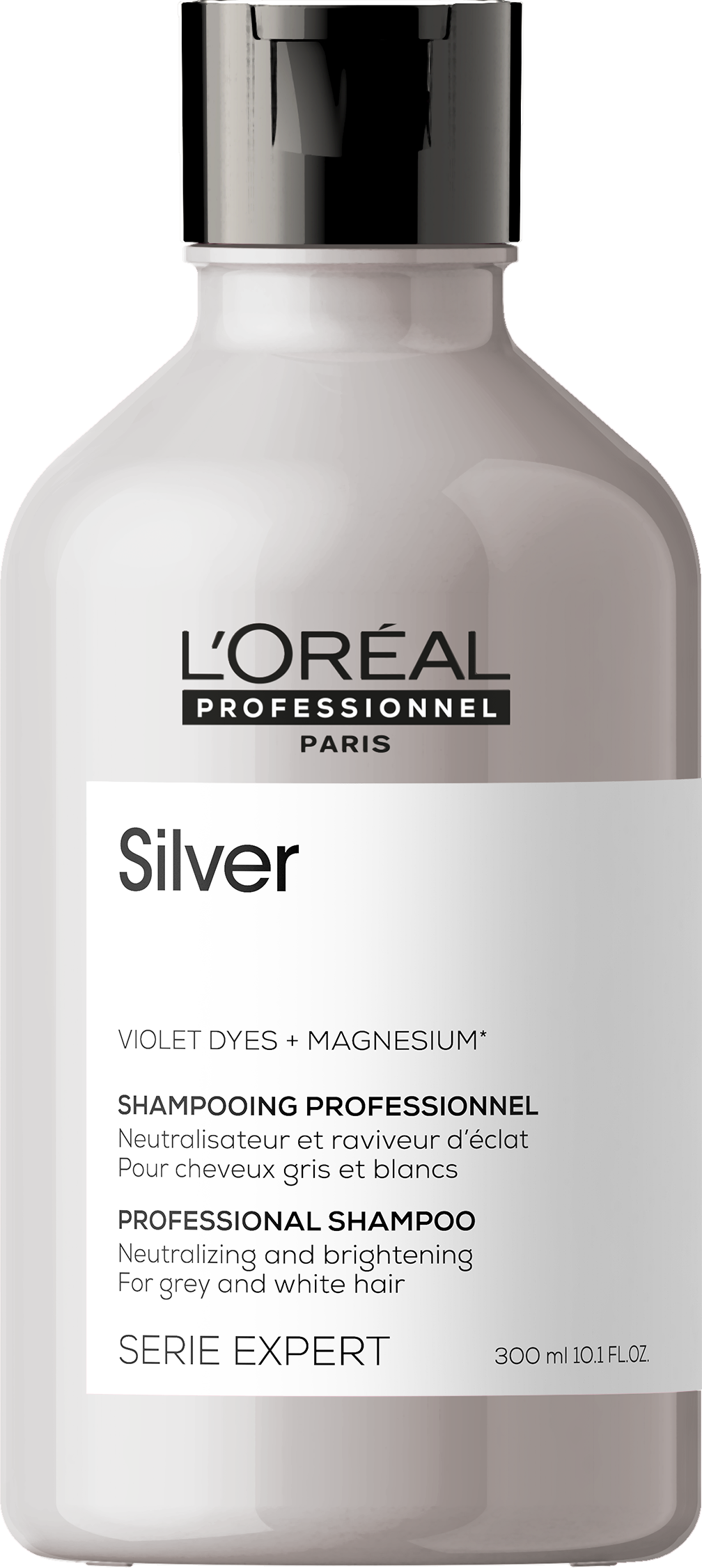 Loreal shampoo para cabellos Blancos o Grises Silver 300ml