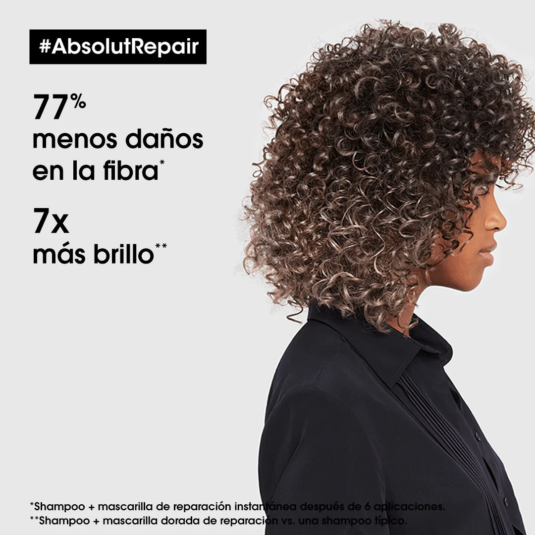 Loreal Shampoo para cabello dañado absolut repair 500ml