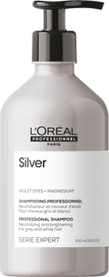 Loreal shampoo para cabellos Blancos o Grises Silver 500ml