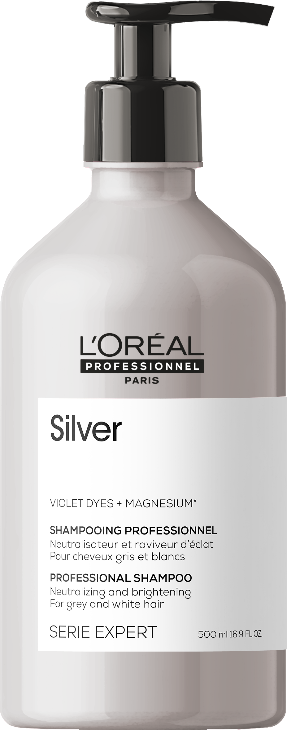 Loreal shampoo para cabellos Blancos o Grises Silver 500ml
