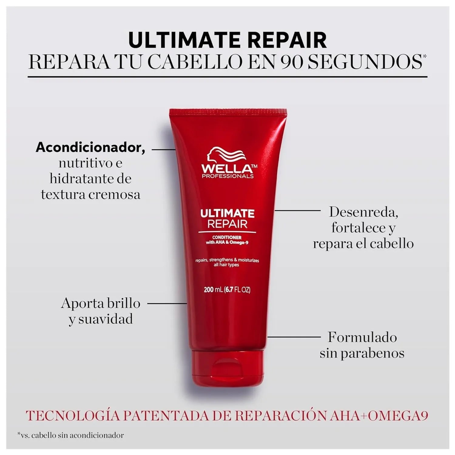 Wella acondicionador Ultimate repair para cabello dañado 200ml