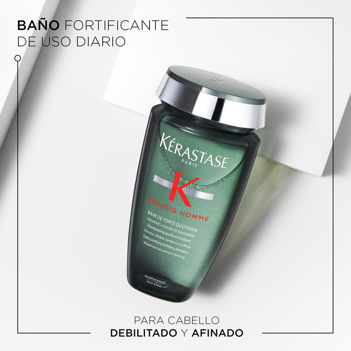 Kérastase Shampoo Genesis Homme Bain de Force Quotidien 250ml.