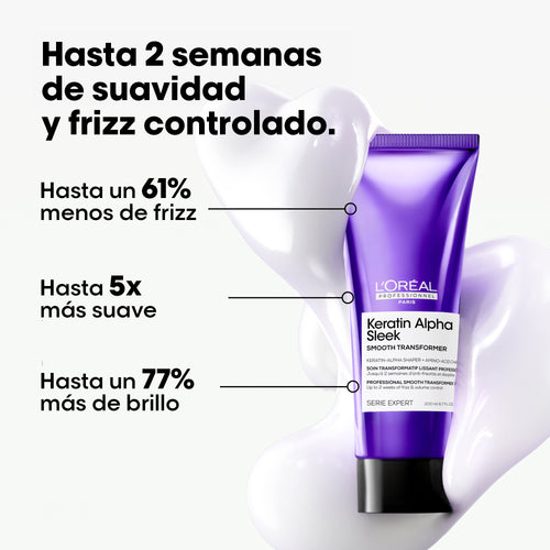 Loreal Transformer Keratin Alpha Sleek 200ml.